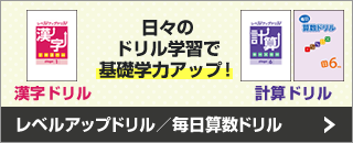 レベルアップドリル/毎日算数ドリル