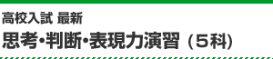 思考・判断・表現力演習