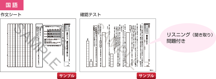 国語確認テスト