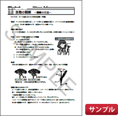 理科実験プリントサンプル