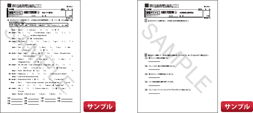 英語読解問題集サンプル