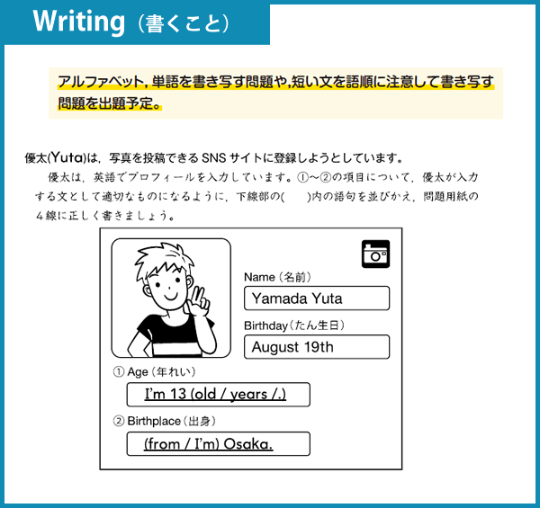 小学生用英語学力テスト 1月テスト 育伸社