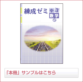 練成ゼミαシリーズ 数学