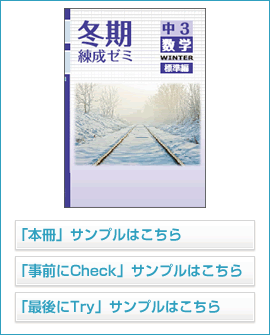 冬期練成ゼミ標準編シリーズ 数学