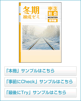 冬期練成ゼミ標準編シリーズ 社会